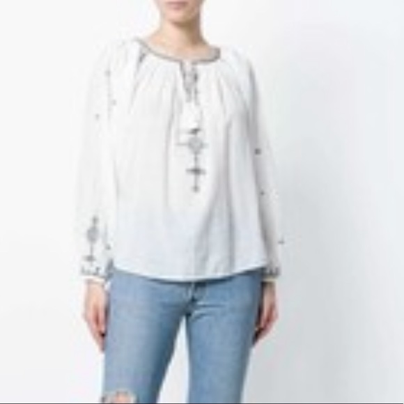 Étoile Isabel Marant peasant top size 6 US - Picture 3 of 7
